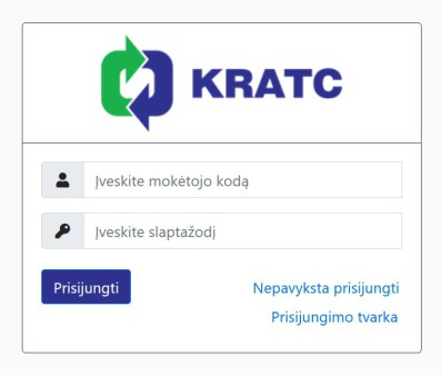 Savaitgalį neveiks KRATC e-savitarna